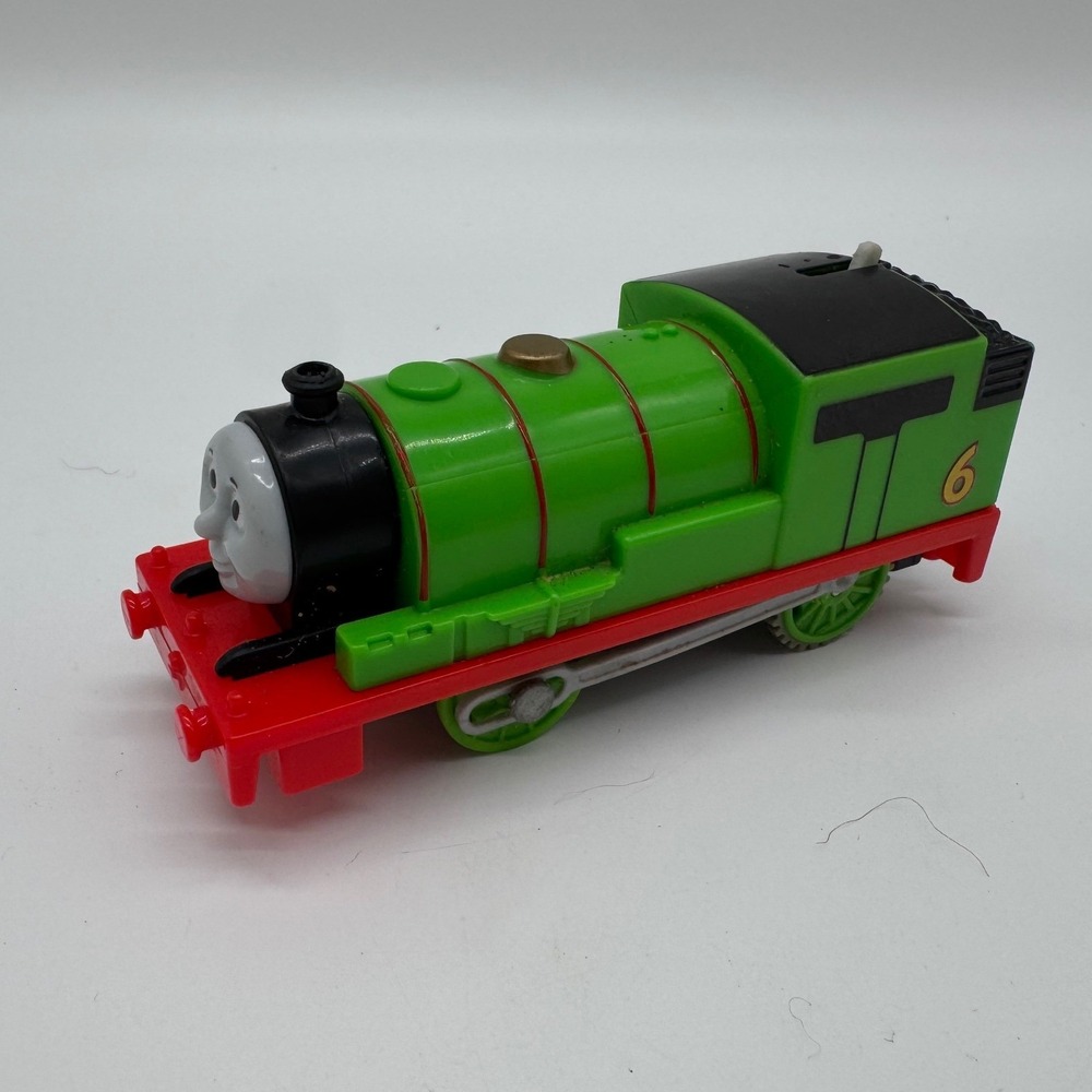 Thomas & Friends TrackMaster Motorized Percy Green Engine No 6 Train 2013 Tested